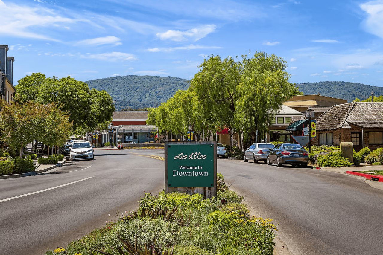 Downtown Los Altos, California